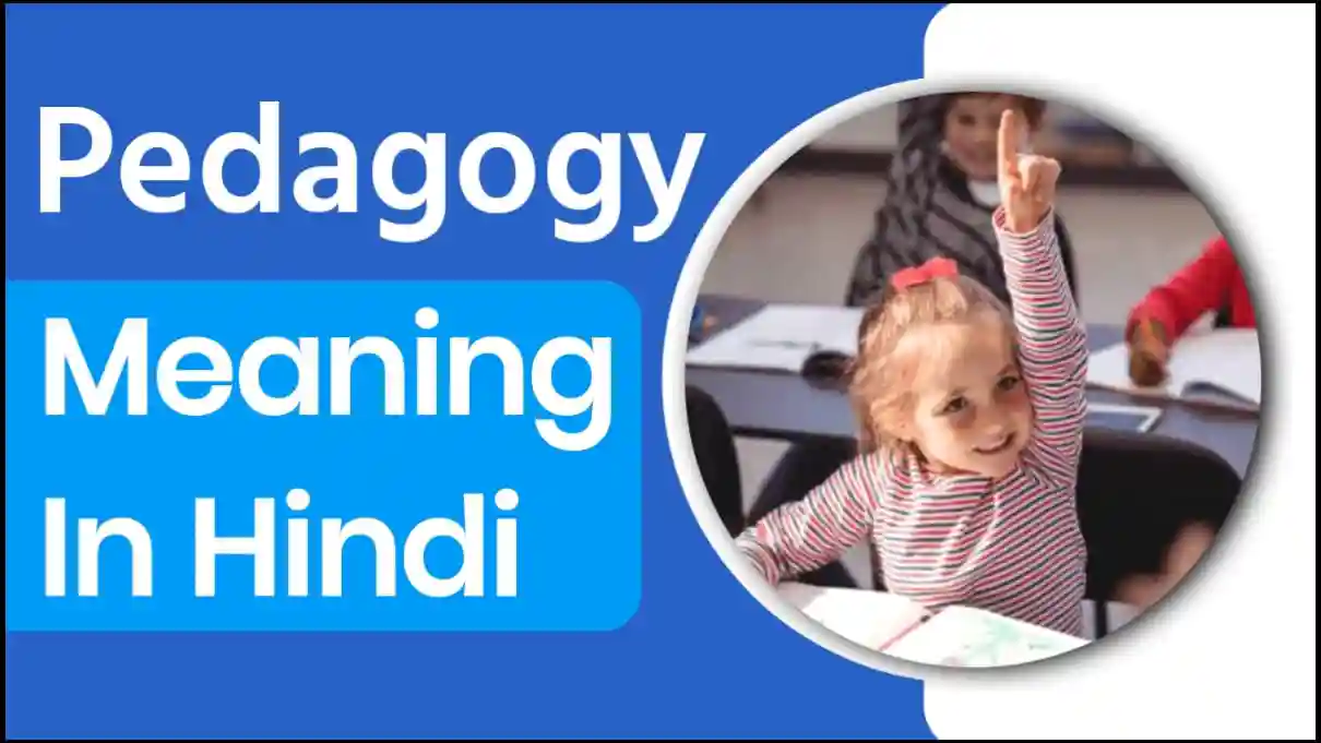 Pedagogy Meaning In Hindi | शिक्षाशास्त्र का मतलब क्या है?