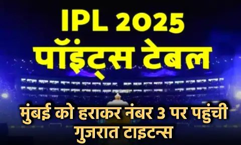 IPL 2025 Points Table: